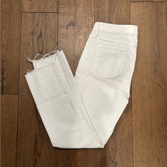 PAIGE Women’s White Raw Hem Skinny Jeans – Size 28 - Picture 6 of 6